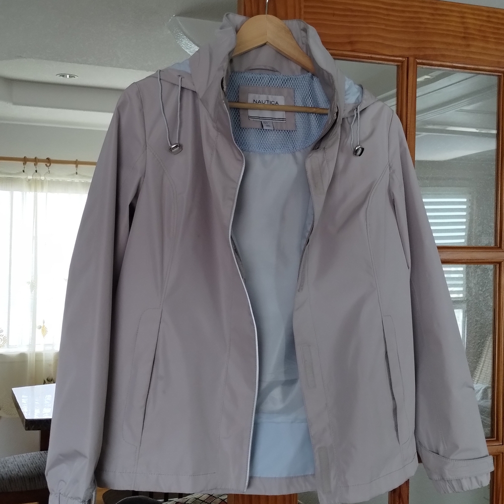 Nautica Women's Light Gray Utility Jacket